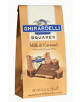 Ghirardelli Milk Chocolate Squares with Caramel Filling 5-Ounce Bags: 6-Piece Box