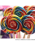 Giant 10-Ounce Rainbow Swirl Lollipop in Gift Box - Candy Warehouse