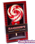 Giant 10-Ounce Red & White Swirl Lollipop in Gift Box