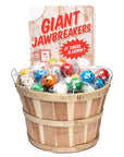 Giant Bizarre Jawbreakers: 35LB Basket - Candy Warehouse