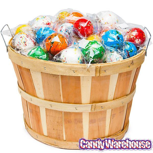 Giant Bizarre Jawbreakers: 35LB Basket - Candy Warehouse