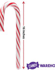 Giant Candy Cane: 1-Pound Peppermint Big Candy Cane - Candy Warehouse