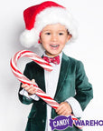 Giant Candy Cane: 1-Pound Peppermint Big Candy Cane - Candy Warehouse