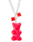 Giant Gummy Bear Necklace - Red - Candy Warehouse