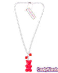 Giant Gummy Bear Necklace - Red - Candy Warehouse