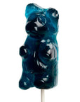 Giant Gummy Bear on a Stick - Blue Raspberry