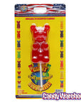 Giant Gummy Bear on a Stick - Cherry Cola - Candy Warehouse