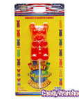 Giant Gummy Bear on a Stick - Orange - Candy Warehouse