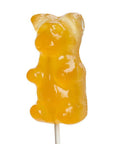 Giant Gummy Bear on a Stick - Pineapple