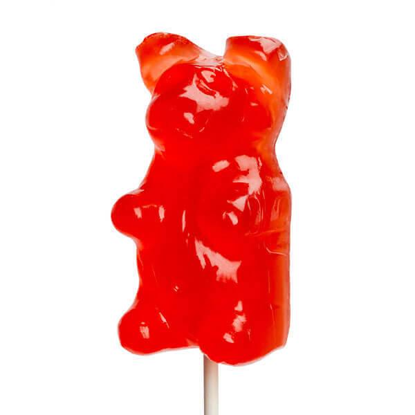 Giant Gummy Bear on a Stick - Tropical Fruit - Candy Warehouse