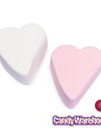 Giant Pink & White Marshmallow Hearts: 30-Piece Bag - Candy Warehouse