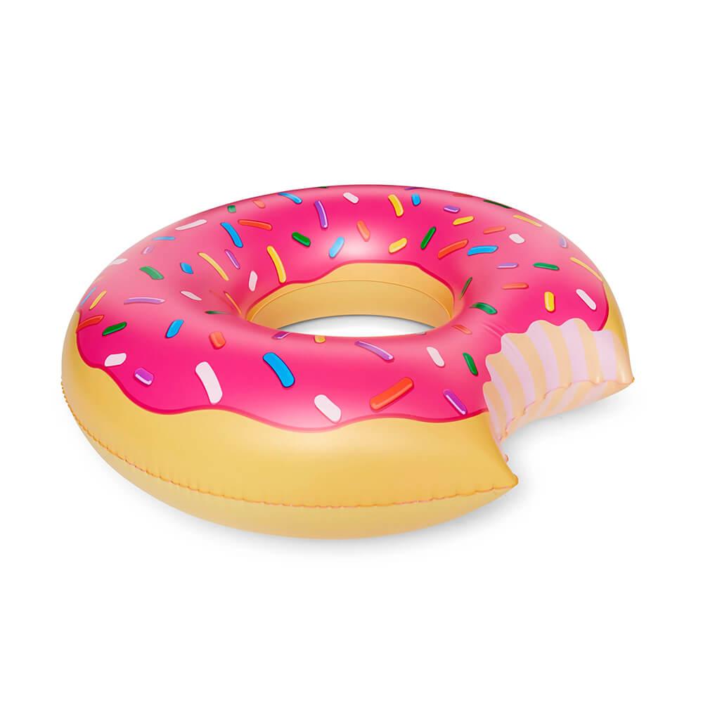 Giant Pink Frosted Donut Pool Float - Candy Warehouse