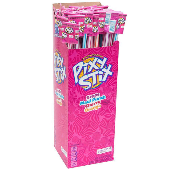 Giant Pixy Stix Candy Powder Straws: 85-Piece Box | Candy Warehouse