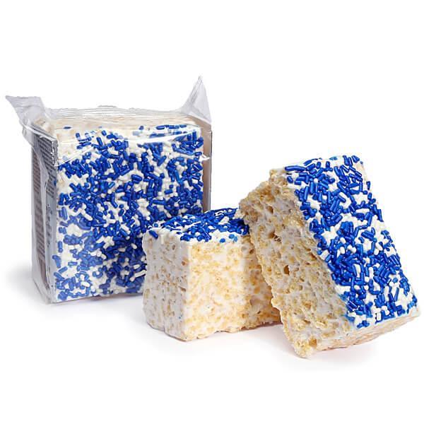 Giant Rice Crispy Treats - Chanukah Sprinkles: 6-Piece Box