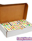 Giant Rice Crispy Treats - Chocolate Candy Buttons: 6-Piece Box - Candy Warehouse