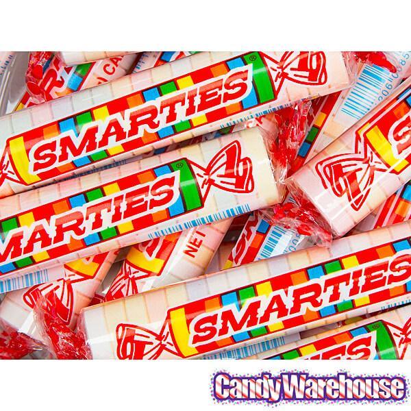 Giant Smarties Candy Rolls: 36-Piece Box - Candy Warehouse