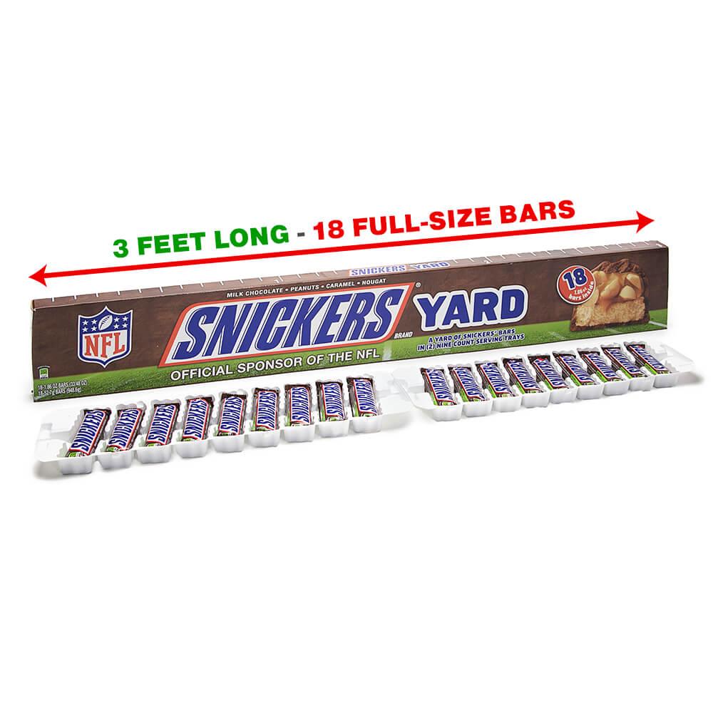 Giant Snickers Candy Bars 18-Piece Gift Box - Candy Warehouse