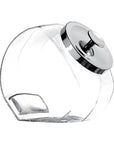 Glass 1-Gallon Penny Candy Jar with Chrome Lid