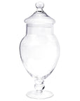 Glass Candy Jar with Lid: 21-Inch