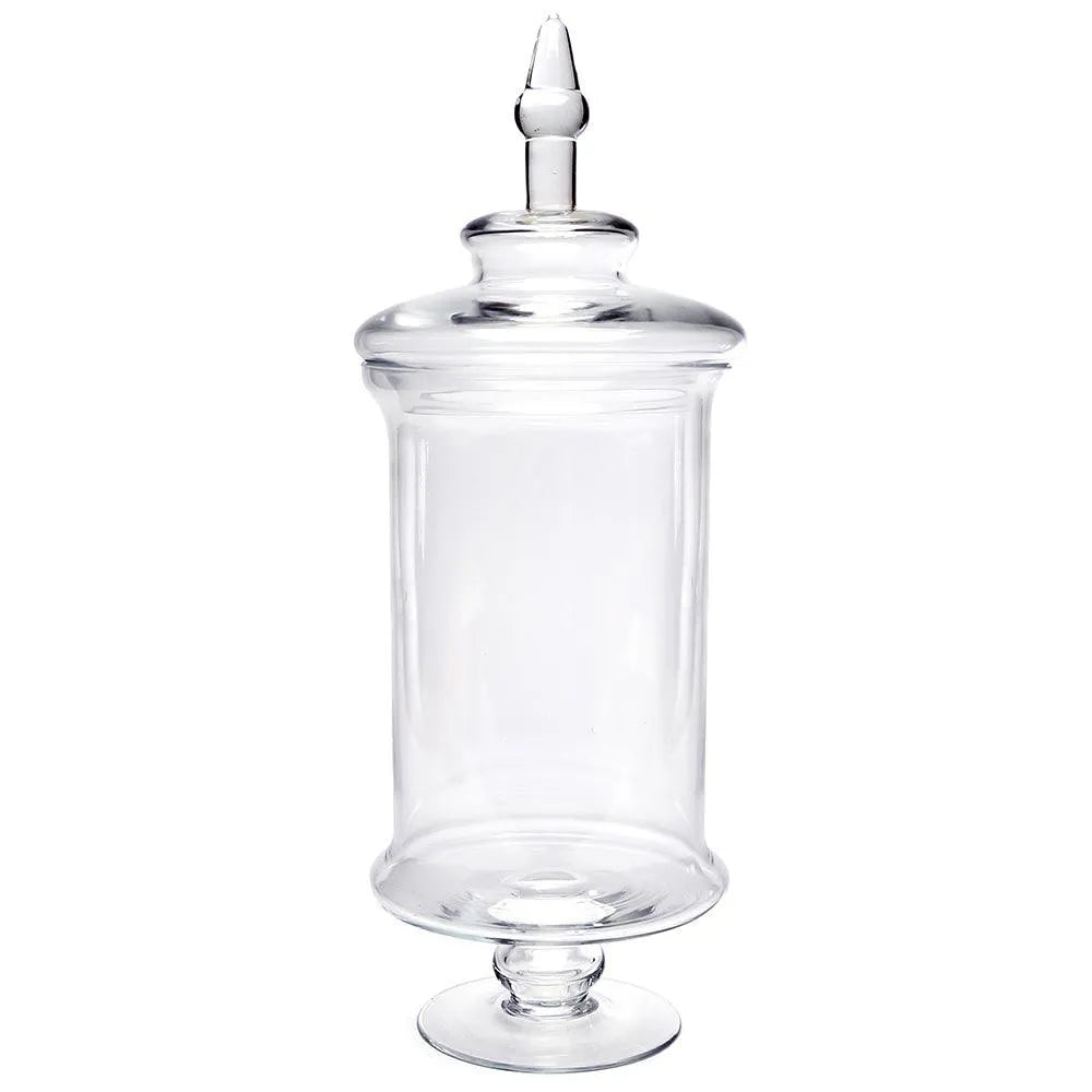 Glass Candy Jar with Lid - Cylindrical: 21-Inch – Candy Warehouse