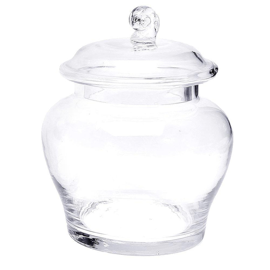 Stemmed Glass Candy Jar - 10 inch, Size: 7