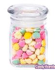 Glass Mini Square 4-Ounce Candy Jar with Lid