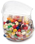 Glass Zipper Bag 22-Ounce Candy Jar