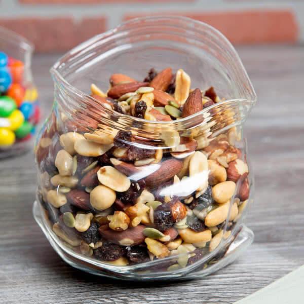 Glass Zipper Bag 22-Ounce Candy Jar