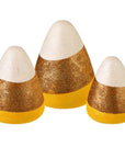 Glitter Ceramic Candy Corns: Set of 3