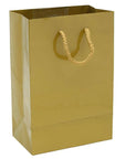 Glossy Candy Bags with Handles - Gold: 12-Piece Pack - Candy Warehouse