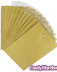 Glossy Candy Bags with Handles - Gold: 12-Piece Pack - Candy Warehouse