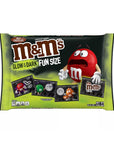 Glow in the Dark Halloween M&M's Candy Fun Size Packs: 15-Ounce Bag - Candy Warehouse