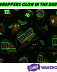 Glow in the Dark Halloween M&M's Candy Fun Size Packs: 15-Ounce Bag - Candy Warehouse