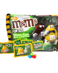 Glow in the Dark Halloween Peanut M&M's Candy Fun Size Packs: 15-Ounce Bag - Candy Warehouse