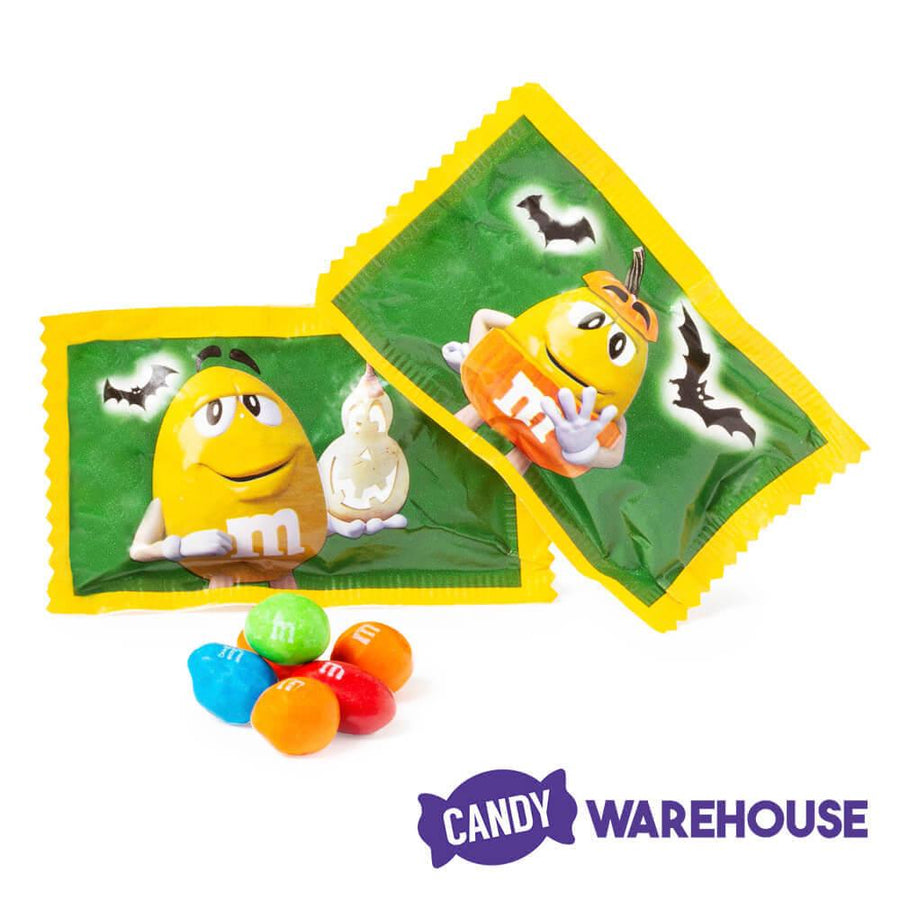Glow in the Dark Halloween Peanut M&M's Candy Fun Size Packs: 15