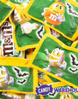 Glow in the Dark Halloween Peanut M&M's Candy Fun Size Packs: 15-Ounce Bag - Candy Warehouse