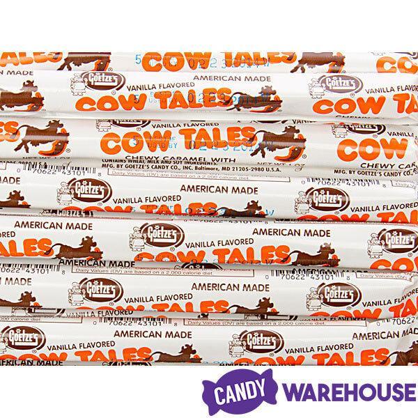 Goetze's Cow Tales Caramel & Cream Sticks: 36-Piece Box - Candy Warehouse