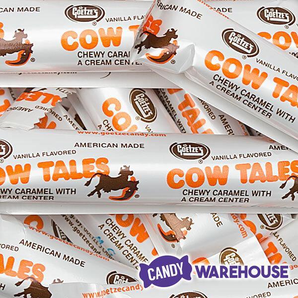 Goetze's Mini Cow Tales Caramel Cream Candy: 3LB Box - Candy Warehouse