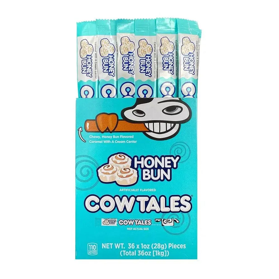 Goetze's Honey Bun Cow Tales: 36-Piece Box | Candy Warehouse