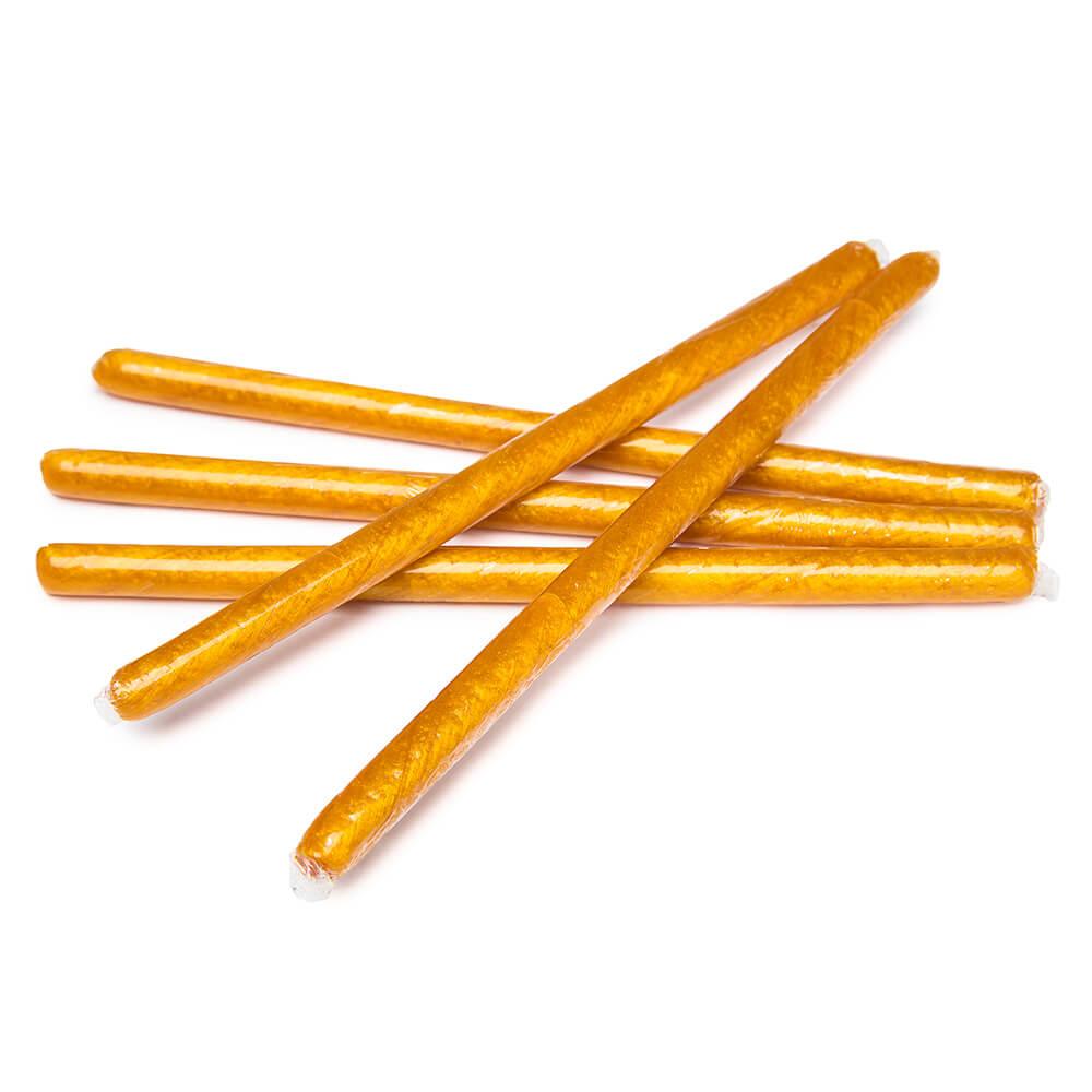 Gold Butterscotch Cream Soda Hard Candy Sticks: 100-Piece Box - Candy Warehouse