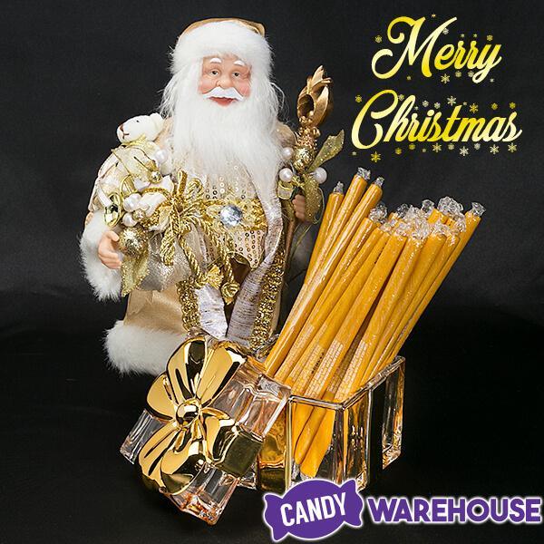 Gold Butterscotch Cream Soda Hard Candy Sticks: 100-Piece Box - Candy Warehouse