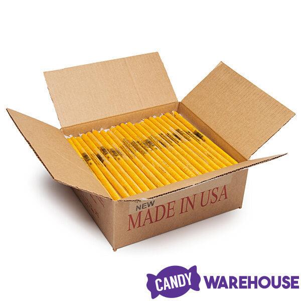 Gold Butterscotch Cream Soda Hard Candy Sticks: 100-Piece Box - Candy Warehouse