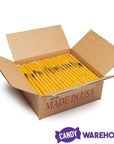 Gold Butterscotch Cream Soda Hard Candy Sticks: 100-Piece Box - Candy Warehouse