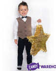 Gold Foil Star Pinata