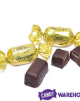 Gold Wrapped Champagne Dark Chocolate Truffles: 2LB Box - Candy Warehouse