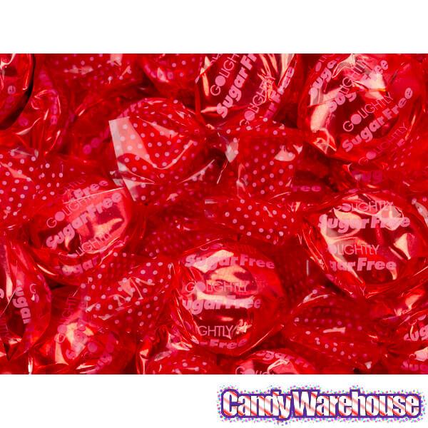 GoLightly Sugar Free Hard Candy - Cherry: 5LB Bag - Candy Warehouse