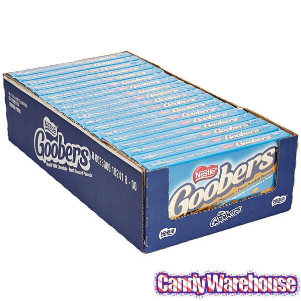 Goobers Candy 3.5-Ounce Packs: 15-Piece Box - Candy Warehouse