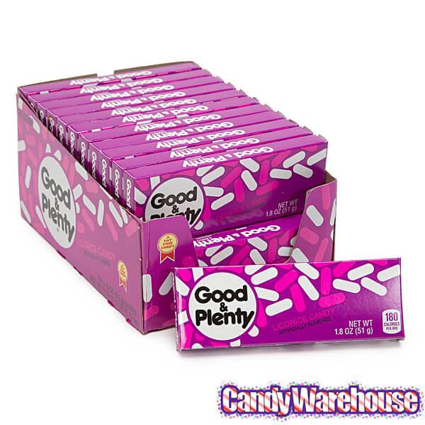 Good &amp; Plenty Candy Packs: 24-Piece Box - Candy Warehouse