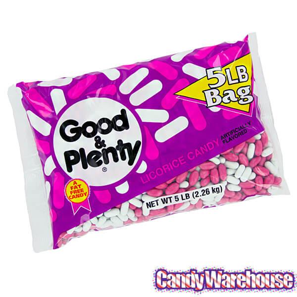 Good &amp; Plenty Licorice Candy: 5LB Bag - Candy Warehouse