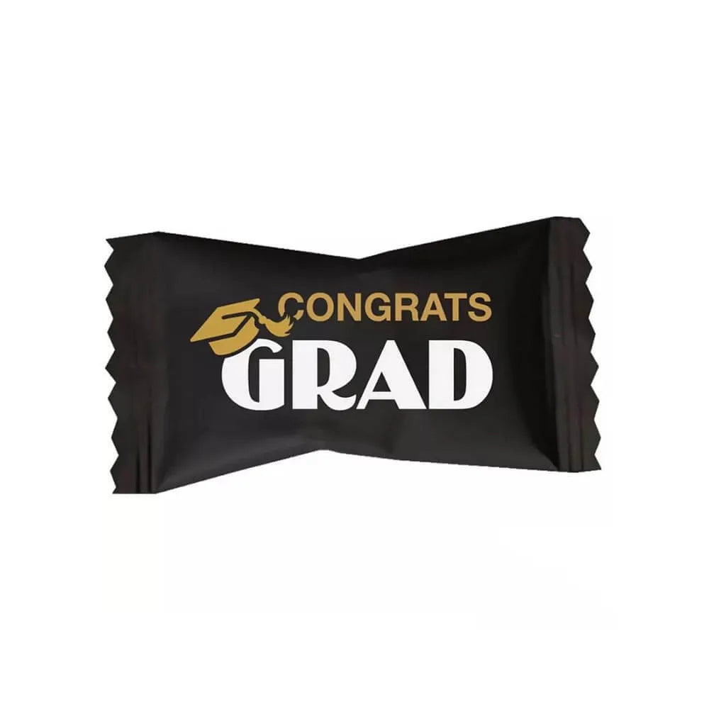 Graduation Wrapped Buttermint Creams: 300-Piece Case - Candy Warehouse